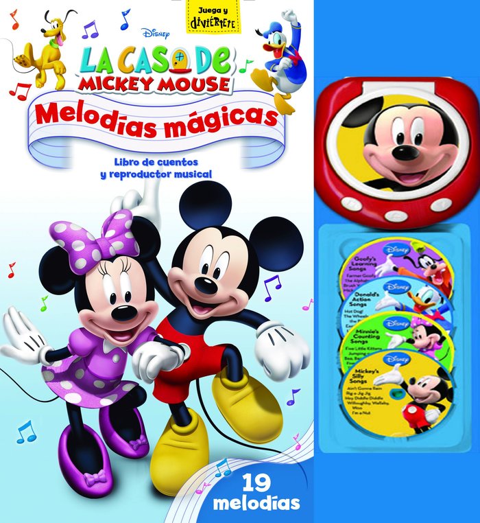 LA CASA DE MICKEY MOUSE. MELODIAS MAGICAS, de DISNEY | portada del libro