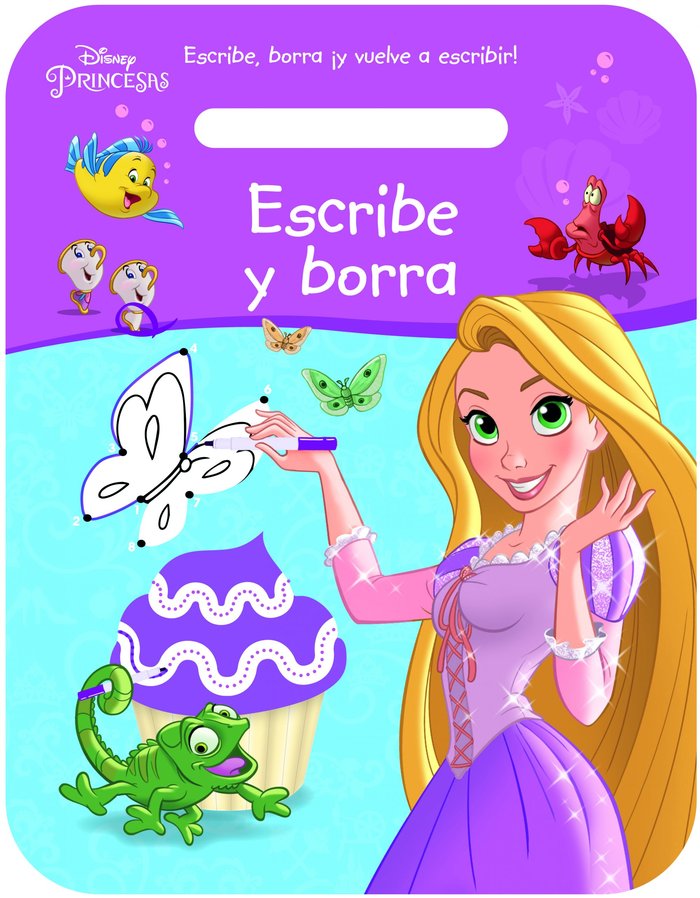 Princesas. Escribe y borra, de Disney | portada del libro