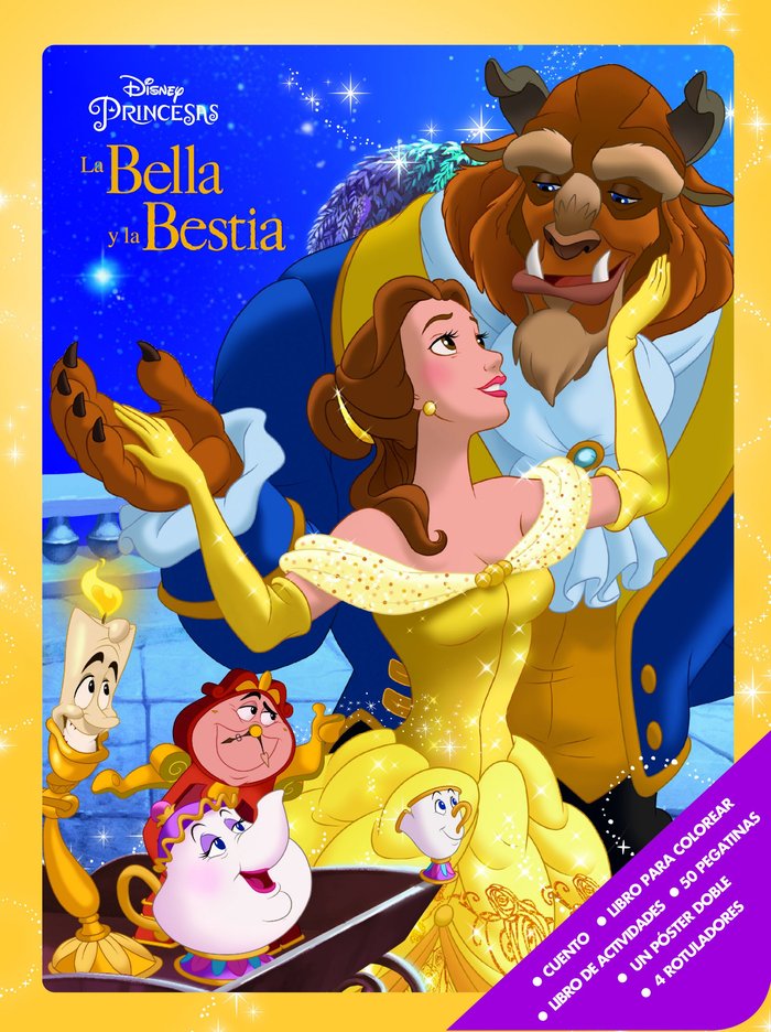 La Bella y la Bestia. Caja metálica, de Disney | portada del libro