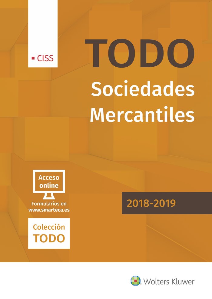 Todo Sociedades Mercantiles 2018-2019, de CISS | portada del libro