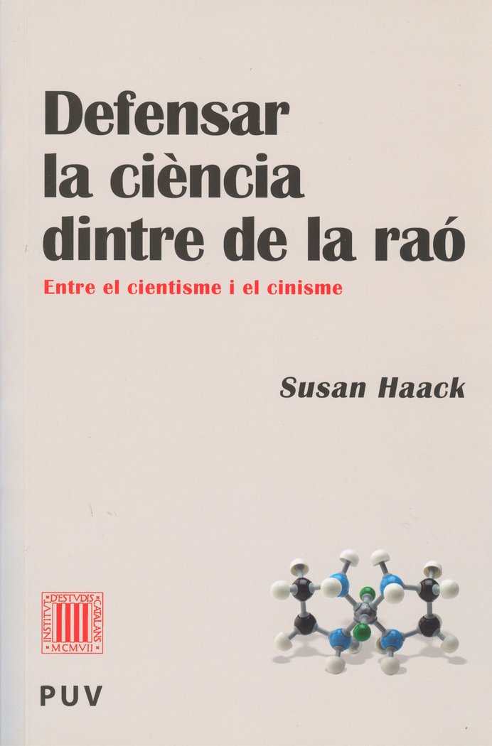 Defensar la ciència dintre de la raó, de Haack, Susan | portada del libro