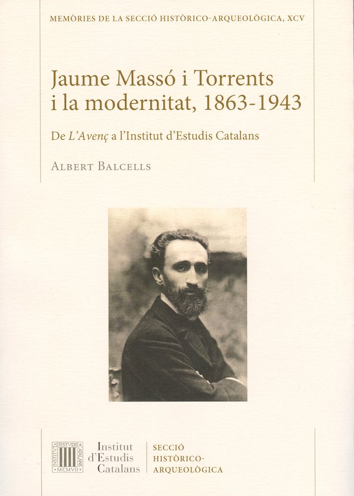 JAUME MASSO I TORRENTS I LA MODERNITAT 1863-1943 | portada del libro