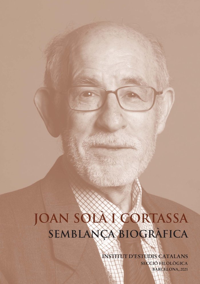 JOAN SOLA I CORTASSA : SEMBLANÇA BIOGRAFICA, de RIGAU I OLIVER | portada del libro
