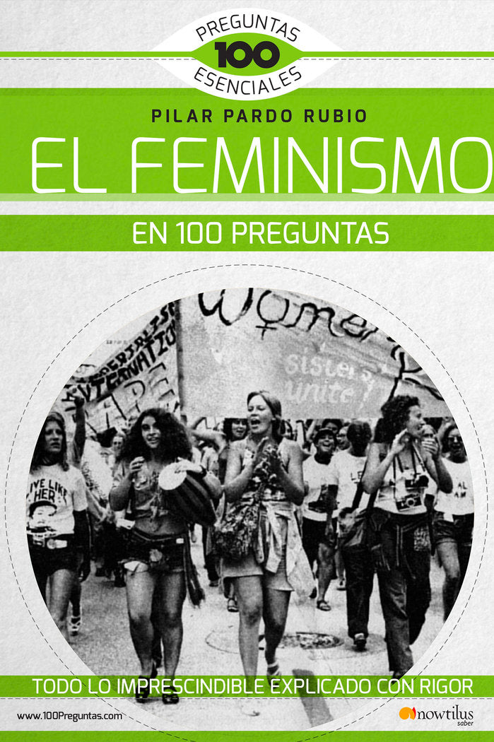 El Feminismo en 100 preguntas, de Pardo Rubio, Pilar | portada del libro