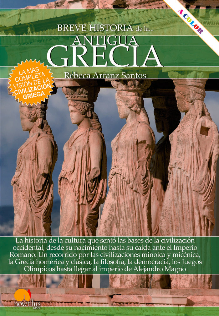 Breve historia de la antigua Grecia, de Arranz Santos, Rebeca | portada del libro