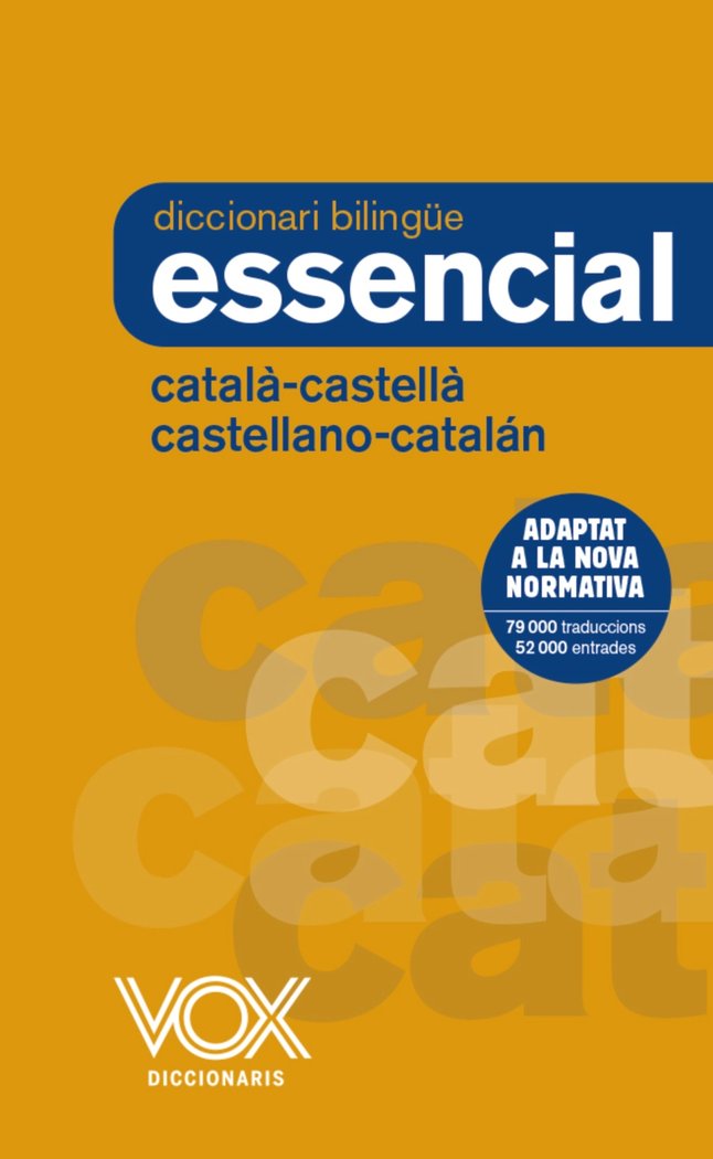 Diccionari Essencial Castellano-Catalán / Català-Castellà, de Vox Editorial | portada del libro