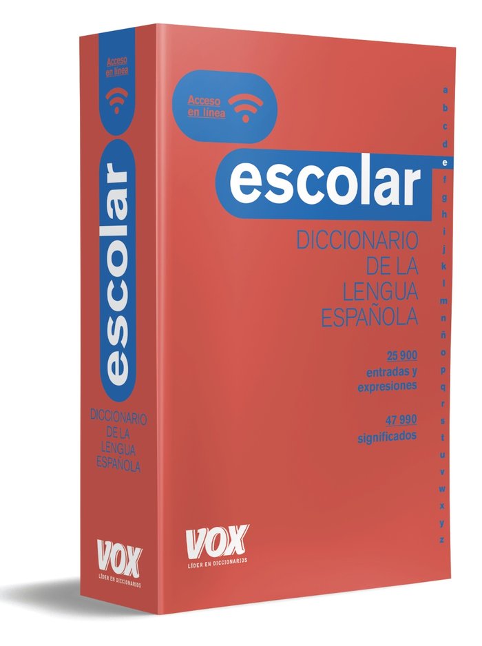 Diccionario Escolar de la Lengua Española, de Vox Editorial | portada del libro