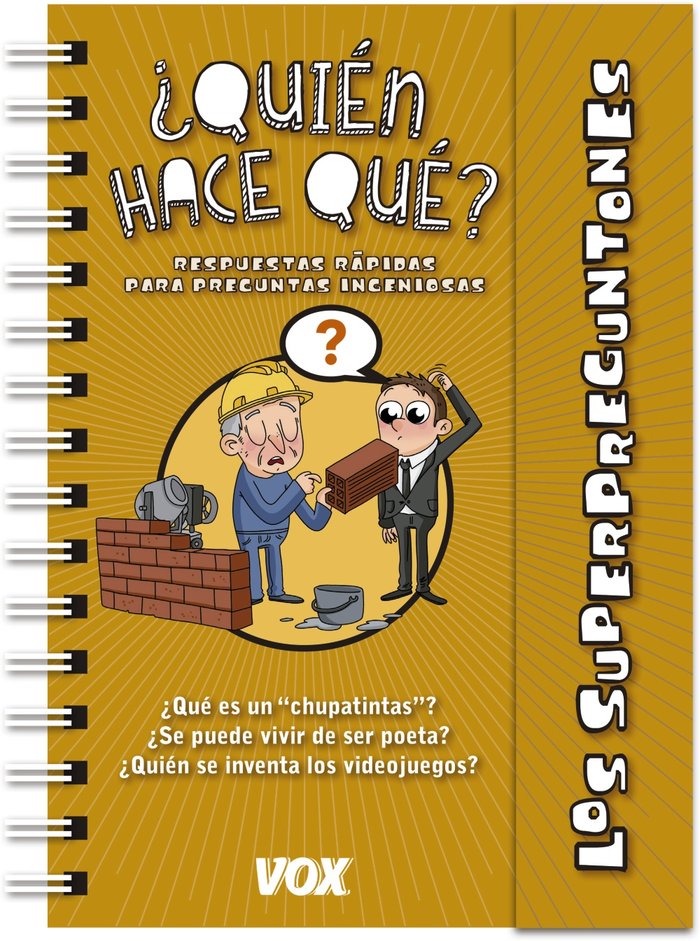 Superpreguntones / ¿Quién hace qué?, de Vox Editorial | portada del libro