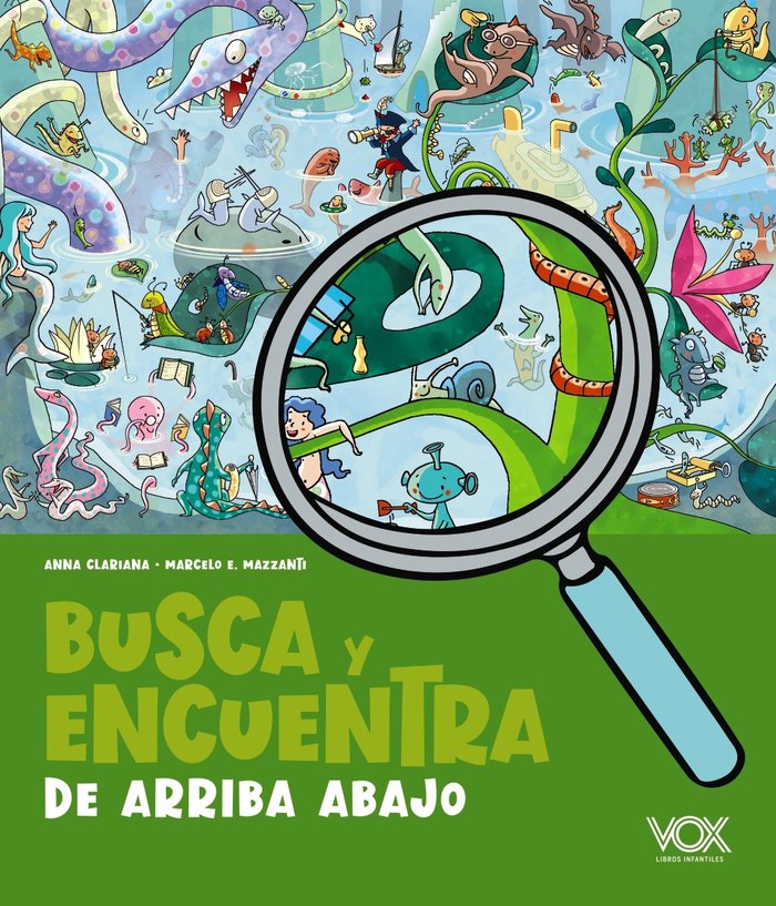 Busca y encuentra de arriba abajo, de Vox Editorial | portada del libro