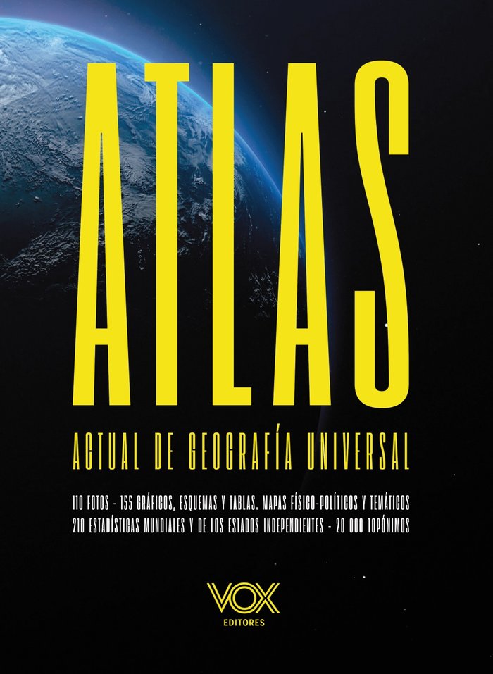 ATLAS ACTUAL DE GEOGRAFIA UNIVERSAL VOX, de AA.VV. | portada del libro