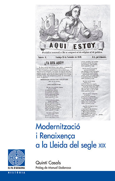 Modernització i renaixença a la Lleida del segle XIX, de Casals Bergés, Quintí | portada del libro