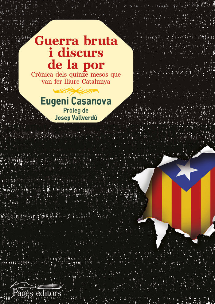 Guerra bruta i discurs de la por, de Casanova Solanes, Eugeni | portada del libro