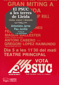 El PSUC a les terres de Lleida, de Jarne Mòdol, Antonieta | portada del libro