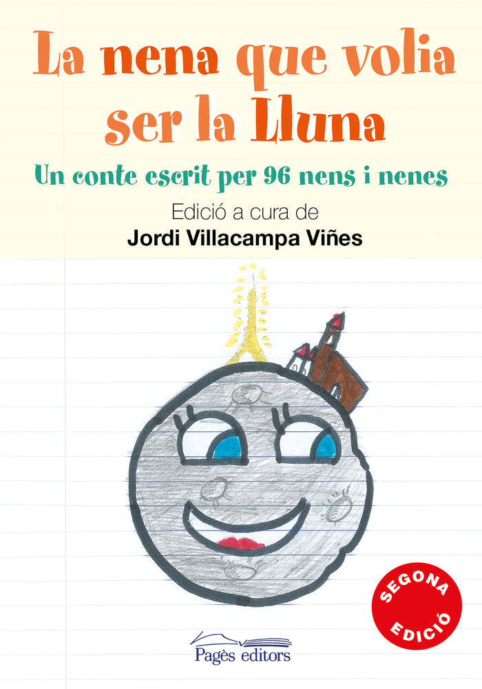 La nena que volia ser la lluna, de Villacampa Viñes, Jordi | portada del libro