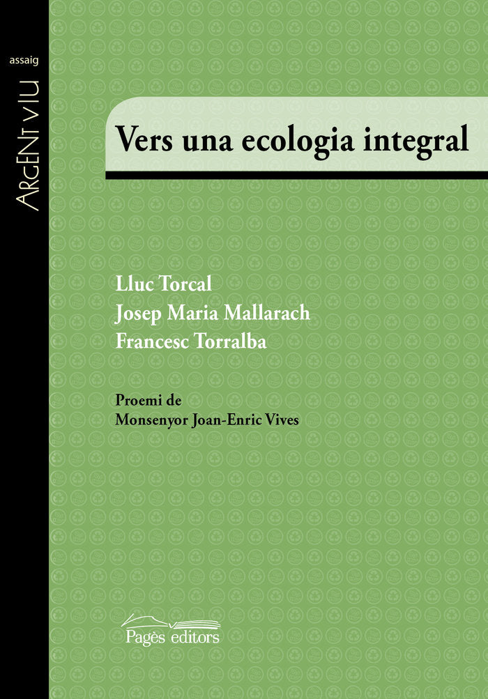 Vers una ecologia integral, de Torcal Sierra, Lluc | portada del libro