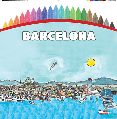 Pintem! Barcelona, de Bayés Luna, Pilarín | portada del libro