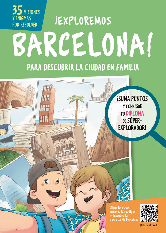 ¡Exploremos Barcelona!, de Campuzano, Lourdes | portada del libro