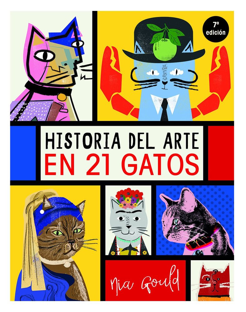 Historia del arte en 21 gatos, de Vowles, Diana | portada del libro