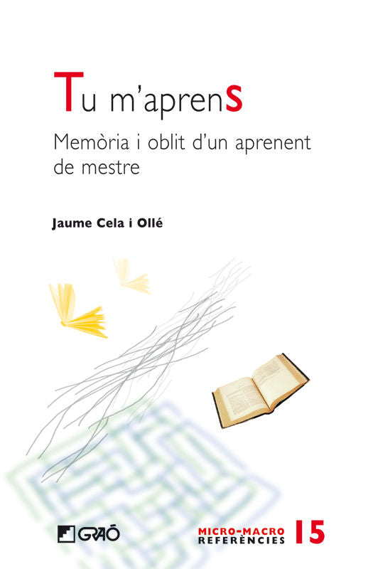 Tú m'aprens, de Cela Ollé, Jaume | portada del libro