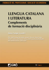 Llengua Catalana i Literatura. Complements de formació disciplinària, de Camps Mundó, Anna | portada del libro