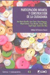 Participación infantil y construcción de la ciudadanía, de Agud Morell, Ingrid | portada del libro