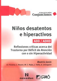 Niños desatentos e hiperactivos (ADD/ADHD), de Frizzera, Olvaldo Tulio | portada del libro
