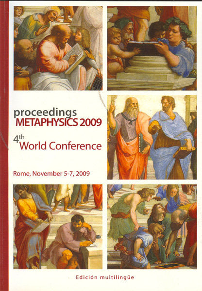 Proceedings Metaphysics 2009. 4th Wolrd Conference. Rome, November 5-7, 2009, de Zordan (italiano) | portada del libro