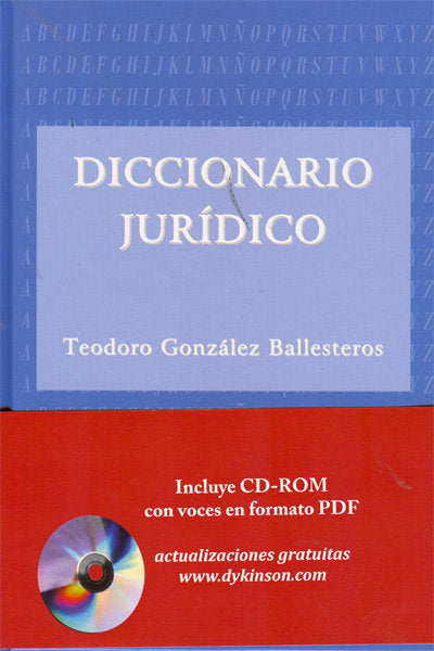 Diccionario jurídico, de González Ballesteros | portada del libro