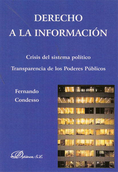 Derecho a la información, de Condesso (portugués) | portada del libro