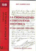 La criminalidad como fuente histórica, de Ramírez Ruiz | portada del libro