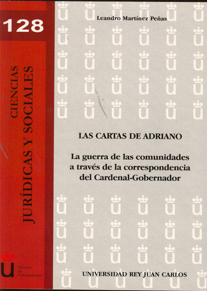 Las cartas de Adriano, de Martínez Peñas | portada del libro