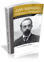Joan Maragall, paraula i pensament | portada del libro