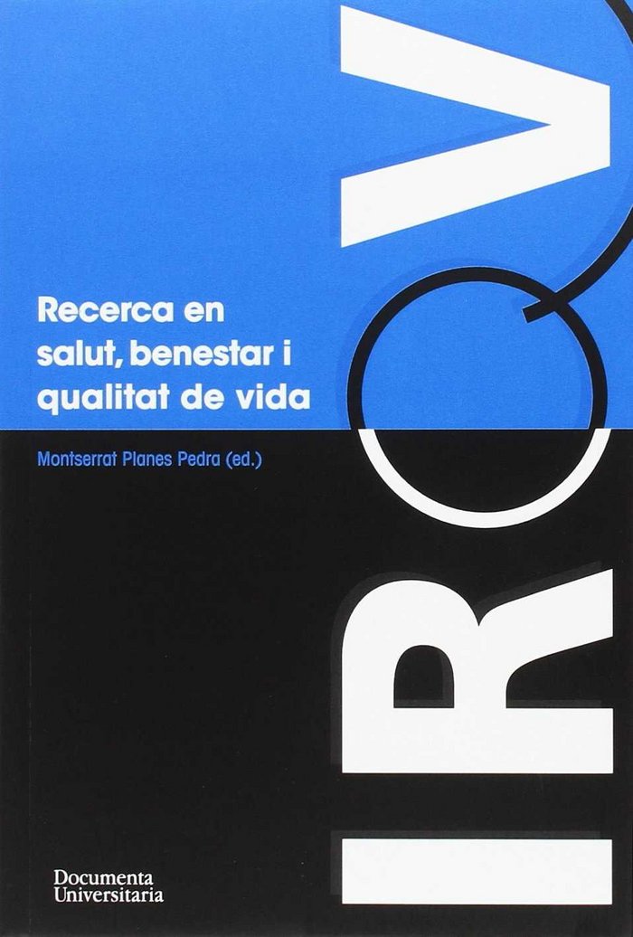 Recerca en salut, benestar i qualitat de vida | portada del libro