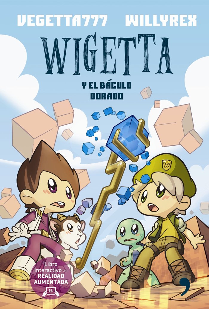 2. Wigetta y el báculo dorado, de Vegetta777 y Willyrex | portada del libro