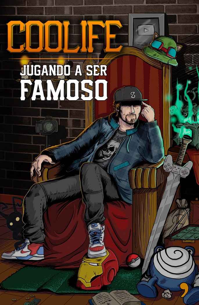 Jugando a ser famoso, de Coolife | portada del libro