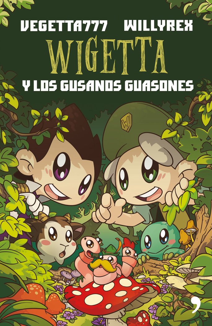 4. Wigetta y los gusanos guasones, de Vegetta777 y Willyrex | portada del libro
