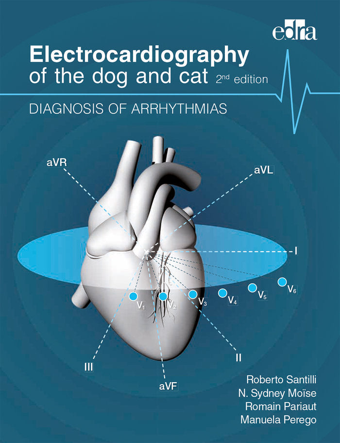 Electrocardiography of the dog and cat. Diagnosis of arrhythmias. II Edition, de Santilli, Roberto | portada del libro