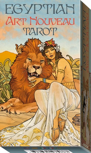 Tarot egyptian art nouveau, de Giulia | portada del libro