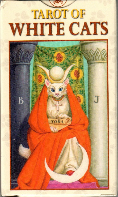 Tarot mini of white cats, de Anónimo | portada del libro
