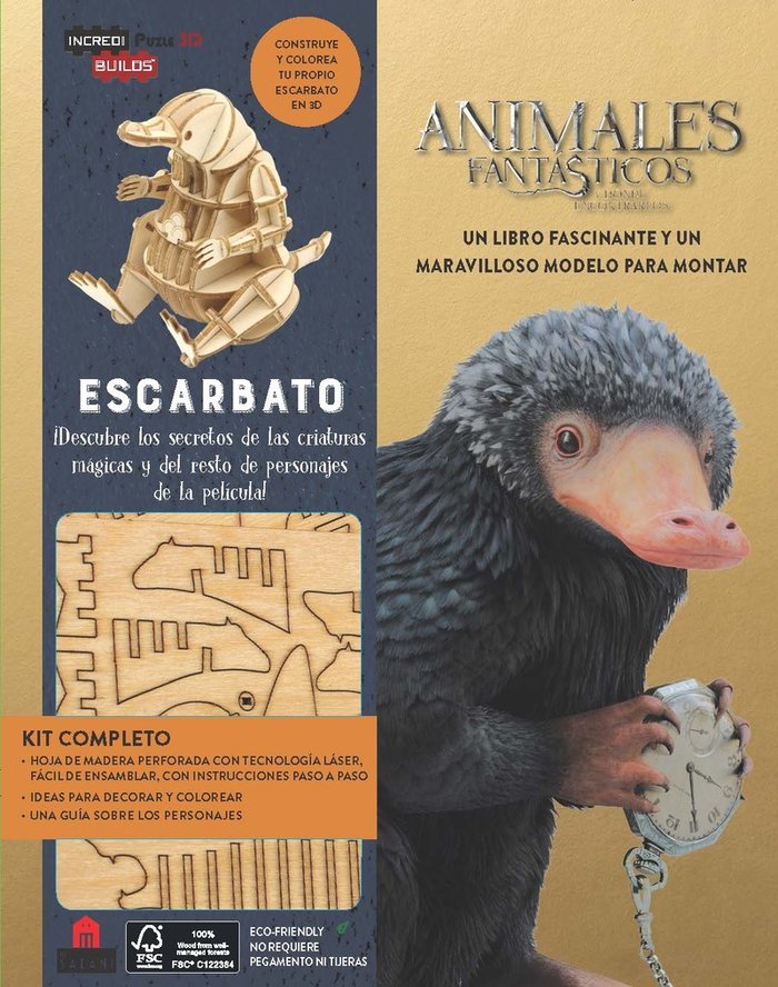 Incredibuilds Harry Potter Escarbato, de Varios autores | portada del libro