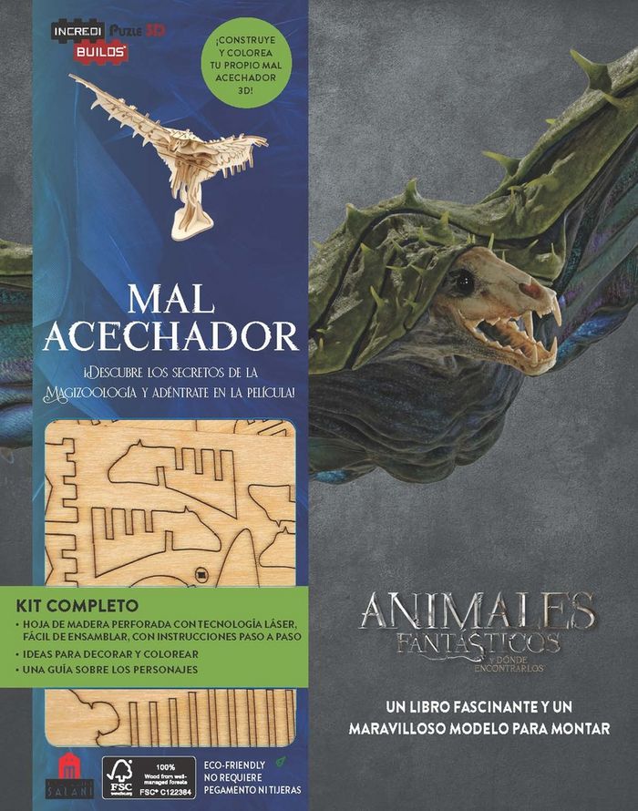Incredibuilds Harry Potter Mal acechador, de Varios autores | portada del libro