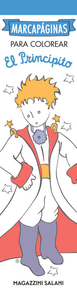 Marcapáginas para colorear (El Principito), de de Saint-Exupéry | portada del libro