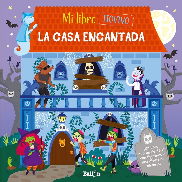 LA CASA ENCANTADA - TIO VIVO, de Ballon | portada del libro