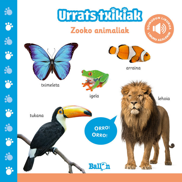 ZOOKO ANIMALIAK - UT SOINUDUN LIBURUAK, de BALLON | portada del libro