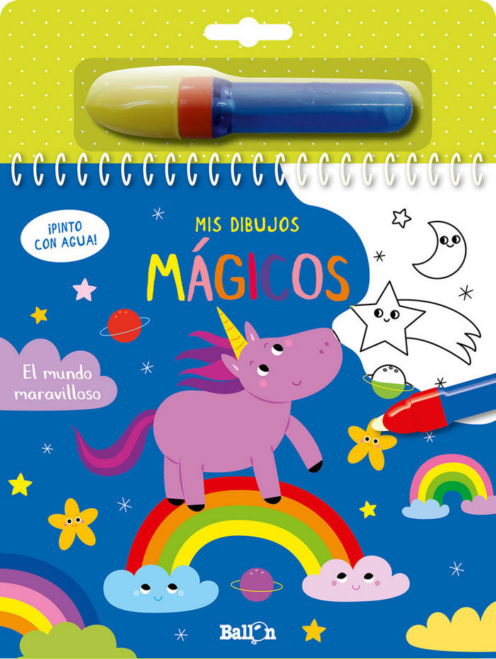 EL MUNDO MARAVILLOSO-¡PINTO CON AGUA!, de BALLON | portada del libro