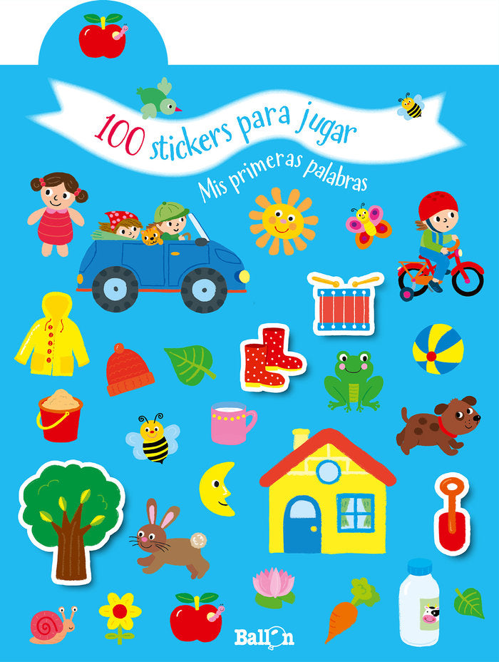 100 STICKERS PARA JUGAR - PRIM PALABRAS, de BALLON | portada del libro