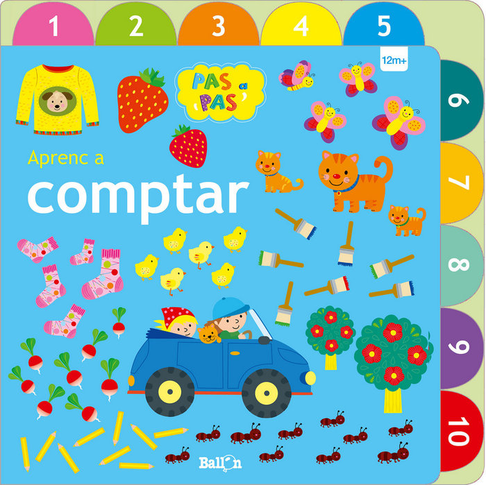 APRENC A COMPTAR - PAS A PAS, de BALLON | portada del libro