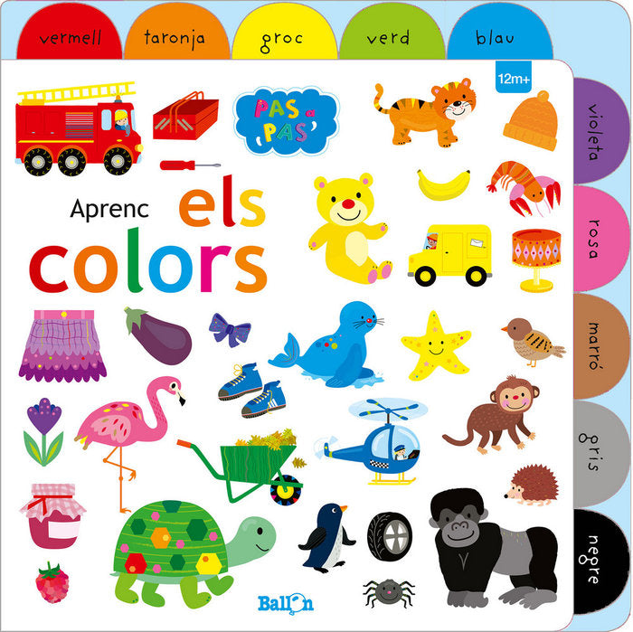 APRENC ELS COLORS - PAS A PAS, de BALLON | portada del libro