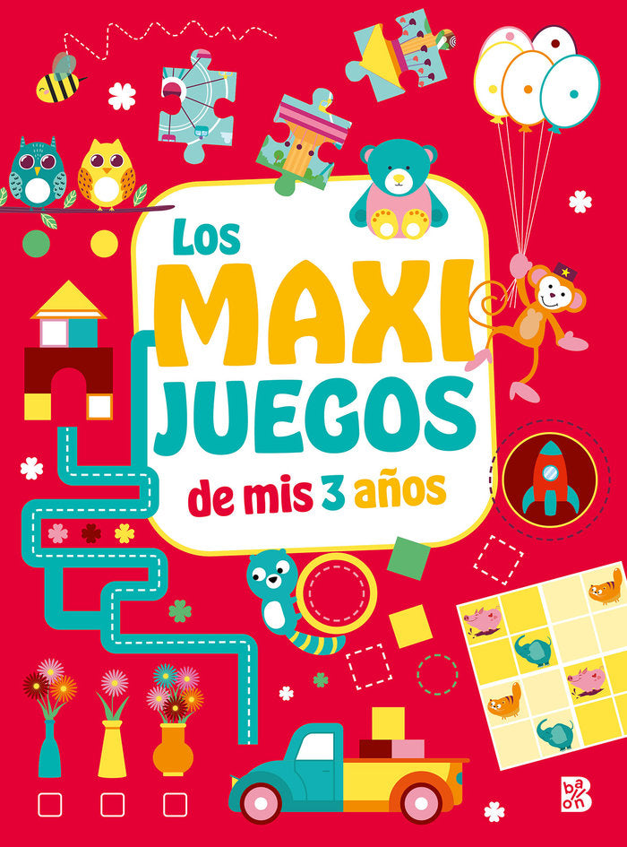 LOS MAXI JUEGOS DE MIS 3 AÑOS, de BALLON | portada del libro