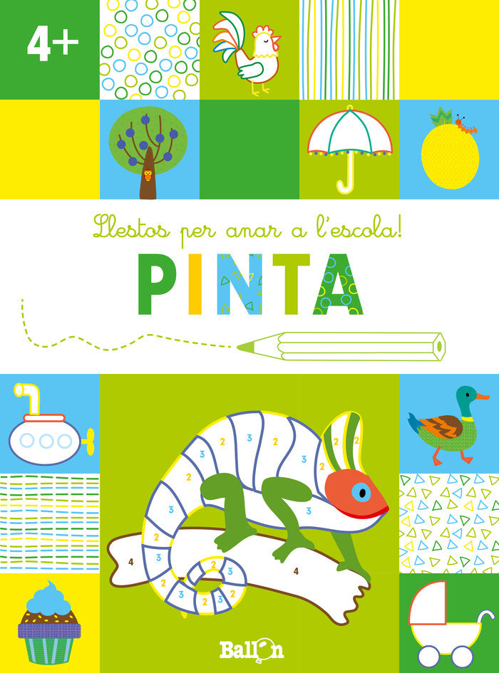 LLESTOS PER ANAR A L'ESCOLA! PINTA +4, de BALLON | portada del libro